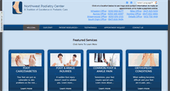 Desktop Screenshot of nwpodiatry.com