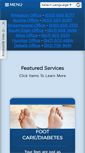 Mobile Screenshot of nwpodiatry.com